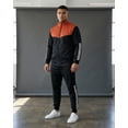 thumbnail image 2 of Men Velocity Tracksuit Active Jogging suit GYM Striped Jogger Top and Bottom Outfit, 2 of 10