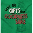 thumbnail image 2 of Christmas Presents For Goodness Sake Unisex Plus Fleece Graphic Hoodie Brisco Brands 5X, 2 of 3