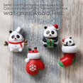 thumbnail image 5 of 4pcs 3D Fridge Magnets Christmas Magnets for Refrigerator Cute Animal Powerful Magnet for House Office Personal Use, 5 of 5
