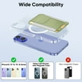 thumbnail image 4 of FINPAC MagSafe Wallet, Magnetic Card Wallet Holder for iPhone 16/15/14/13/12 Series, Fit 6 Cards, Safe RFID Blocking, Slim Leather Wallet Credit Card Holder for Women Men, Bamboo Green, 4 of 8