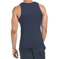 thumbnail image 2 of Calvin Klein Men's Vibration Logo Graphic Print Casual Active Tank Top (Navy, S), 2 of 4