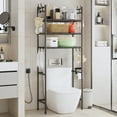 thumbnail image 7 of Generic Storage Rack Above The Toilet Stainless Steel 3-layer Bathroom Storage Rack Bathroom Storage And Storage Can Accommodate Toiletries And Daily Necessities, 7 of 7
