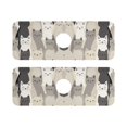 thumbnail image 7 of Yayeee Faucet Mat for Kitchen Sink 14.7" Diatomite Long Splash Guard Pad, Beige Cute Cats, 2 Pack, 7 of 7
