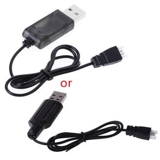 CBB 7.4V 1500mAh Li-ion Battery with SM-4P Plug for Huanqi 961 962 RC Boat UDI902 UDI002 RC Boat 2 Pack with USB Charger