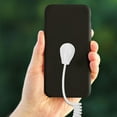 thumbnail image 3 of SHISUYAN 2Pcs Remote Leash Tv Remote Tether Phone Model Tether Retractable Tether Cable with Adhesive Hook, 3 of 8