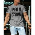 thumbnail image 3 of Gymish Pain for Grow Workout T-Shirt for Men, Funny Gym Shirts, Lifting T-Shirt, Deadlift Tee, Men's Gym Shirt, Workout Tops, Powerlifting & Bodybuilding Tee, 3 of 6