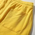 thumbnail image 3 of Huesdet Men's Hiking Cargo Shorts Fishing Outdoor Travel Camping Casual Golf Zipper Pockets(Yellow,L), 3 of 7