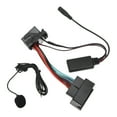 thumbnail image 2 of 5.0 AUX IN Adapter, Stable Transmission Car Stereo Cable Multifunction Wireless Hands Free Call With Mic Replacement For  C2 C3, 2 of 8