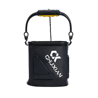 NUZYZ Fishing Bucket Folding Collapsible Multifunctional Fish Live Bait  Container for Fishing