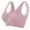 Pink women bras, variant on LangJing Sports Bras for Women, Women Seamless Sports Bra Wirefree Yoga Bra With Removable Pads Dark Blue,XXL