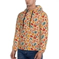 thumbnail image 3 of Lsque Autumn Leaves 3 Pattern Casual Men's Hoodie,Hooded Sweatshirt with Kangaroo Pocket,Pullover Hoodie-XX-Large, 3 of 7