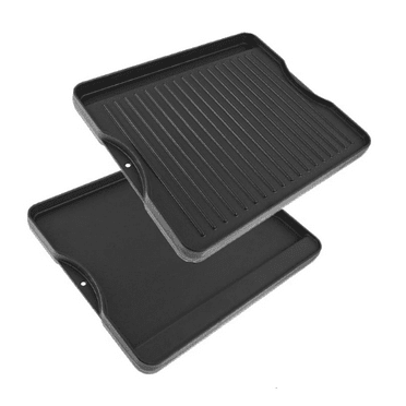 Reversible Pre-Seasoned Cast Iron Grill Griddle 16" for All 14" and 16" StovesReversible Pre-Seasoned Cast Iron Grill Griddle