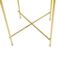 thumbnail image 4 of Atlantic Ritz Accent Side Table with Glass Top, 24" Tall, Gold, 4 of 15