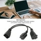 thumbnail image 4 of Cable divisor de Alimentación ANGGREK IEC320 C14 a 5 15R 5 20R 12,6 Pulgadas, 4 of 7