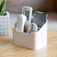thumbnail image 7 of Cosmetic Storage Plastic Multifunction Living Room Organizer Desktop Storage Box Remote Controller Storage Box TV Remote Holder BLACK 4 GRIDS, 7 of 7