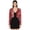 Red, variant on Women's Shiny Sequin Party Jacket Open Front Cardigan Long Sleeve Glitter Cropped Blazer Bolero Shrug Red One Size