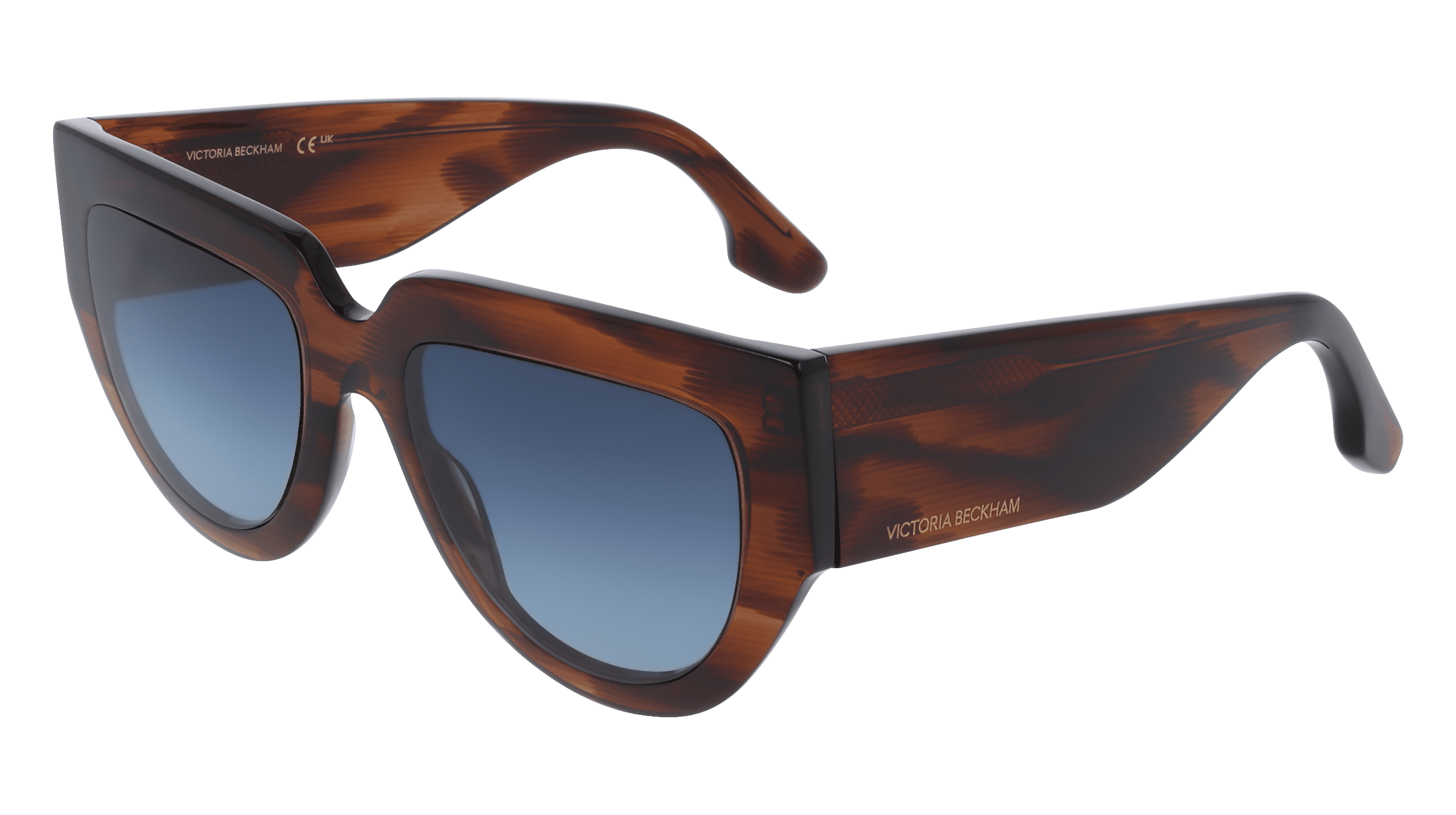 Victoria Beckham Sunglasses VB220S-727-64 New with tags VICTORIA BECKHAM-VB220S 727 Oval Sunglasses Gold Green Honey  main image 4