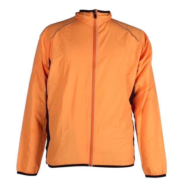 Abrigo Casual de Entrenamiento Chaqueta de Ciclismo de Manga Larga Transpirable Impermeable Suave para Correr Pesca Hombres Mujeres Naranja XL YUNYI BRAND Deportes
