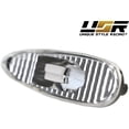 thumbnail image 6 of USR 04-06 GTO Side Marker Lights - Front Bumper Sidemarkers Lamps Set (Left + Right) Compatible with 2004-2006 Pontiac GTO (Clear Lens with Amber Bulbs), 6 of 9