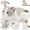 Ragdoll Cat-4 PCS White, variant on MaoGoLan 5pcs Cheetah Stuffed Animal Large 13'' Cheetah with 4 Baby Cheetahs Plsuh Toy Inside