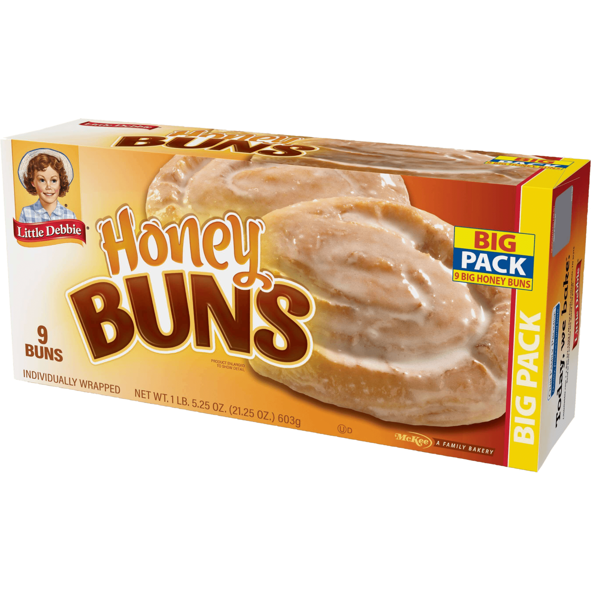 メ9867うーちおまとめ商品 Little Debbie Cinnamon Honey Buns, 3 Big Pack Boxes, 36