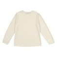 thumbnail image 6 of MESSUEN Long Sleeve Undershirt for Women Lightweight Sweatshirts for Women Plus Size Sweatshirt Womens Sweatshirts Trendy Women Shirt Womens Tshirts Women's Sweatshirts Beige L, 6 of 6