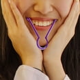 thumbnail image 4 of 2x Ejercitador Facial Modelador De La Línea De La Mandíbula Entrenador De Labios Para Una Piel Más Firme Línea De La Mandíbula Definida Violeta, 4 of 6