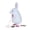 White, variant on Burton & Burton 21" White Rabbit Balloon