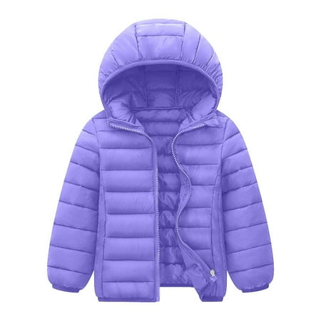 

Kids Coat Winter Jacket Girls Boys Casual Hooded Soild Toddler Outwear Windproof Warm Girls Coat Jacket Boys Fall Coat Coat 4t Jacket Coats for Boys for Winter Teenager Jackets for Boys Winter Boy