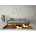 thumbnail image 3 of Ahgly Company Indoor Square Oriental Brown Modern Area Rugs, 8' Square, 3 of 4