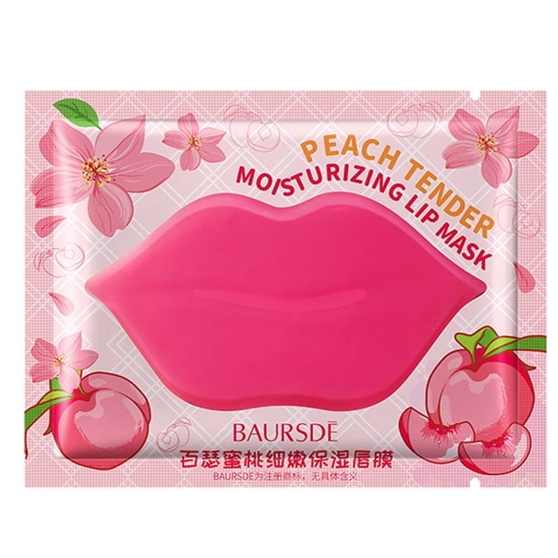Parches de labios hidratantes para mujeres Máscara de labios nutritiva de colágeno Máscara de labios nutritiva