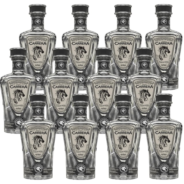 Pack de 12 Tequila Carrera Cristalino 750 ml