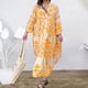 thumbnail image 1 of WILLBEST Vestido Informal de Manga Larga para Mujer, Cuello En V , Talla Grande, Largo Escalonado, Bohemio, Holgado, para Playa Extra Grande, 1 of 3