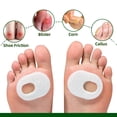 thumbnail image 4 of Welnove 42pcs Callus Pad with Water-Resistant Self-Stick Adhesive, Protects Foot, Heel and Toes from Rubbing and Friction,Oval Shape Design,Reduce Pressure and Friction from Shoes Rubbing-White, 4 of 7