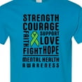 thumbnail image 4 of Inktastic Mental Health Awareness Strength Support Love T-Shirt, 4 of 5