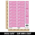 thumbnail image 2 of Classified Reversed Sticker Set - Hot Pink - Matte Finish - 2.00" Large, 2 of 7