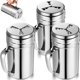 thumbnail image 1 of 3 piezas Botella de condimento con agitador Agitador de dragado versátil de metal con cubierta giratoria para cocinar Gadget de cocina (tapa estilo abanico), 1 of 5