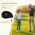thumbnail image 4 of Airfind Right Handed Golf Club Set for Adults 11 Pieces with Titanium Driver, Stainless Irons, Putter and Premium Bag, Yellow, 4 of 10