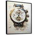 thumbnail image 2 of Designart "A Scene Of Luxury" Watches Floater Framed Canvas Wall Art, 2 of 5