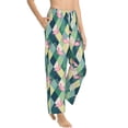thumbnail image 6 of Salouo Flamingo Print Women's Pajama Pants Casual Loose Sweatpants PJs Flowy Pants Drawstring Palazzo for Women Wide Leg Pants Lounge Pajama -XX-Large, 6 of 8