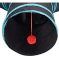 thumbnail image 5 of Tempcore Pet Cat Tunnel Tube Cat Toys 3 Way Collapsible, Tunnels for Indoor Cats，Kitty Bored Peek Hole Toy Ball Cat, Puppy, Kitty, Kitten, Rabbit, 5 of 7