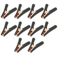 thumbnail image 2 of 10 abrazaderas para cable de batería, 100 A, corriente nominal, apertura de 20 mm, ligeras, para prueba de batería de coche, camión, vehículo, color negro., 2 of 14