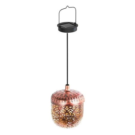 

Outdoor Garden LED Home Decor Hanging Solar Light Porch Wrought Iron
