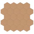thumbnail image 1 of FUEENIRVA 30Pcs Self Adhesive Cork Mats Hexagonal Style for Office Table Protection, 1 of 8