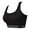 Black, variant on Fysho Women Professional Sport Bra Quick Drying Fitness Padded Stretch Workout Bra Gym Training Running Tank Vest Underwear