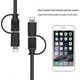 thumbnail image 4 of Vention 2-in-1 Micro USB 2.0 Data Charging Cable iPhone Android, 4 of 5