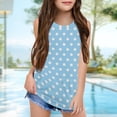 thumbnail image 5 of Grblisyd Girls Tank Tops Polka Dots Sleeveless Undershirts Crewneck Shirts Basic Casual Summer Tunic Tops, 5 of 5