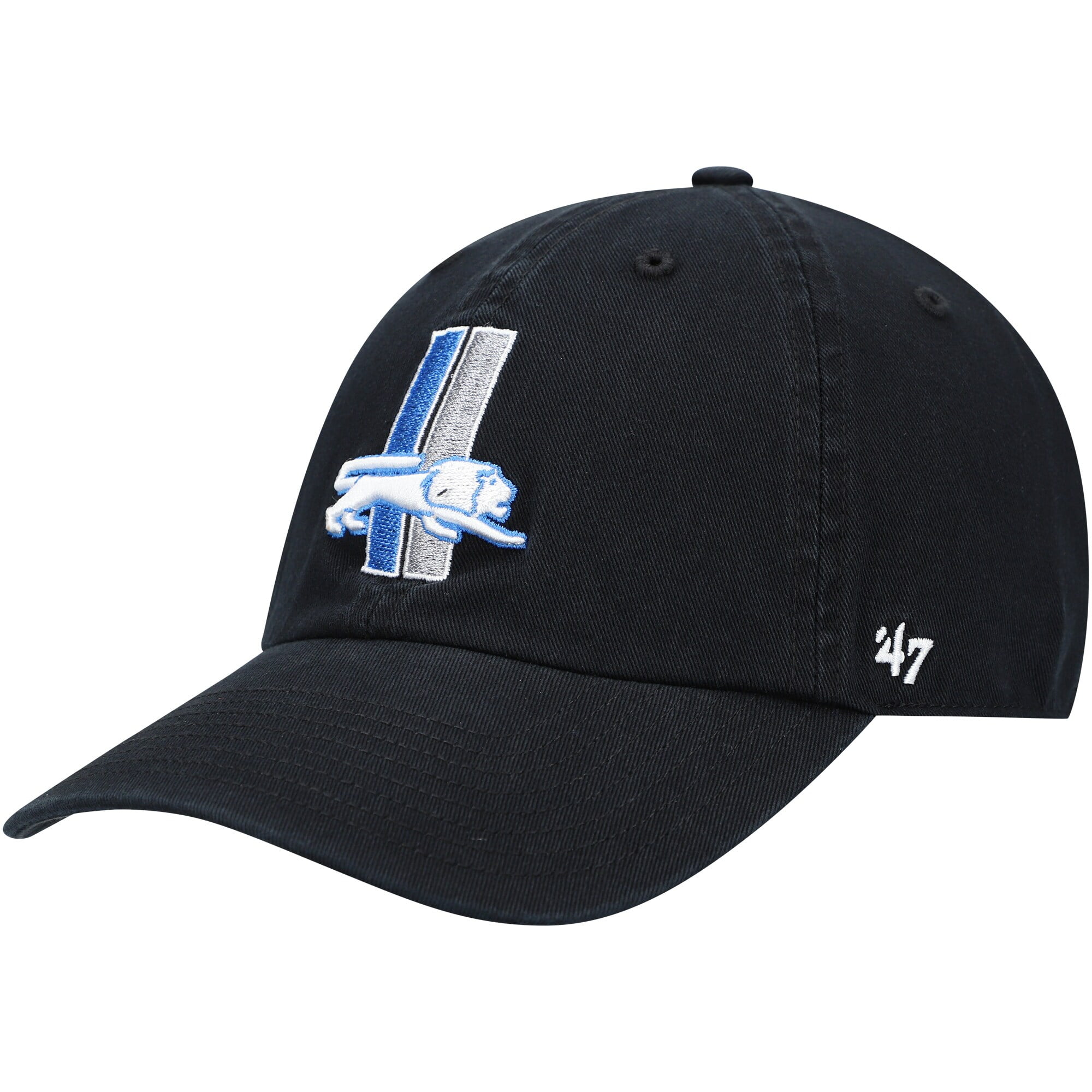 Men's '47 Black Detroit Lions Clean Up 