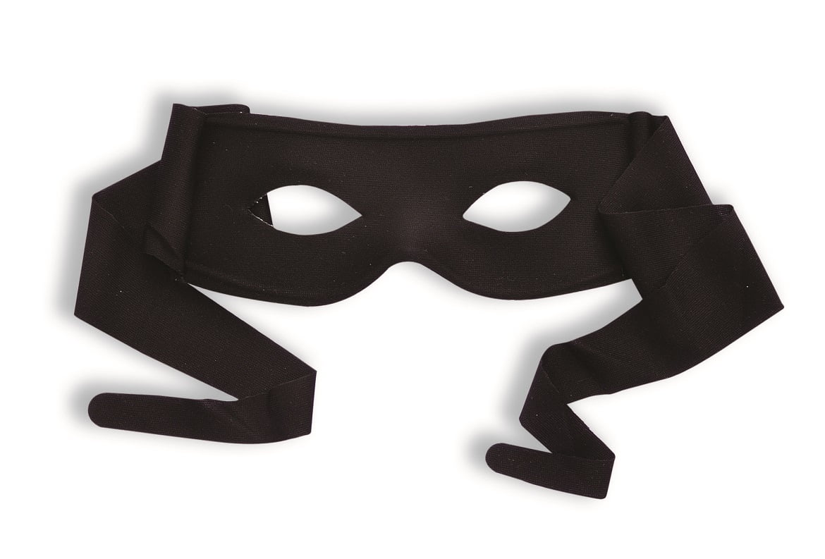 ADULT BLACK SHINY DECORATIVE GLASSES FRAME EYE MASK FANCY DRESS ACCESSORY