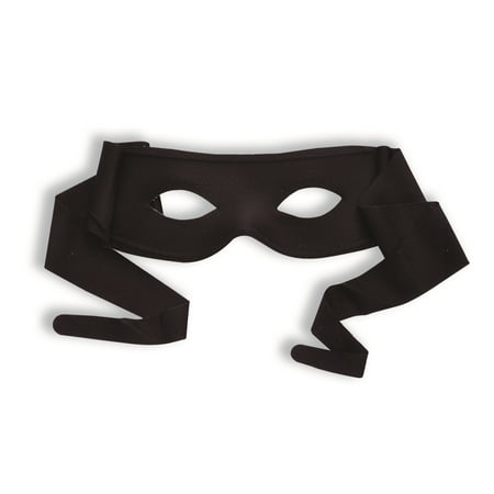 Zorro Black Bandit Superhero Cloth Eye Mask Costume Accessory Tie On